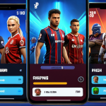 **

Prompt: "FC Mobile PvP team selection screen, showcasing a balanced squad with players in different positions, vibrant colors, dynamic composition, focus on team chemistry."

**
